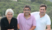 Oscar Lolo Peña,Mauricio Guerrero,y el periodista de Diario Chile Roberto Ardizzone