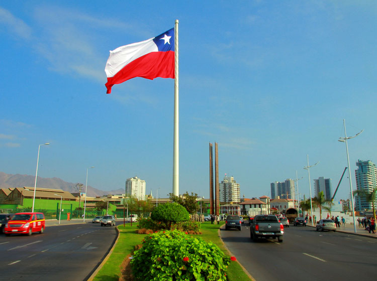 bandera chilena