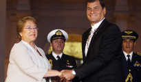 socialistas bachelet  y correa