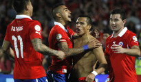 Football, Chile vs Ecuador.