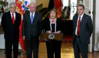 bachelet con presidentes de chile
