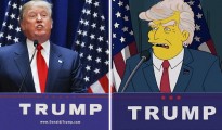 trump and simpsons