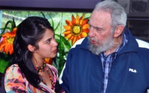 karol cariola y dictador comunista fidel castro